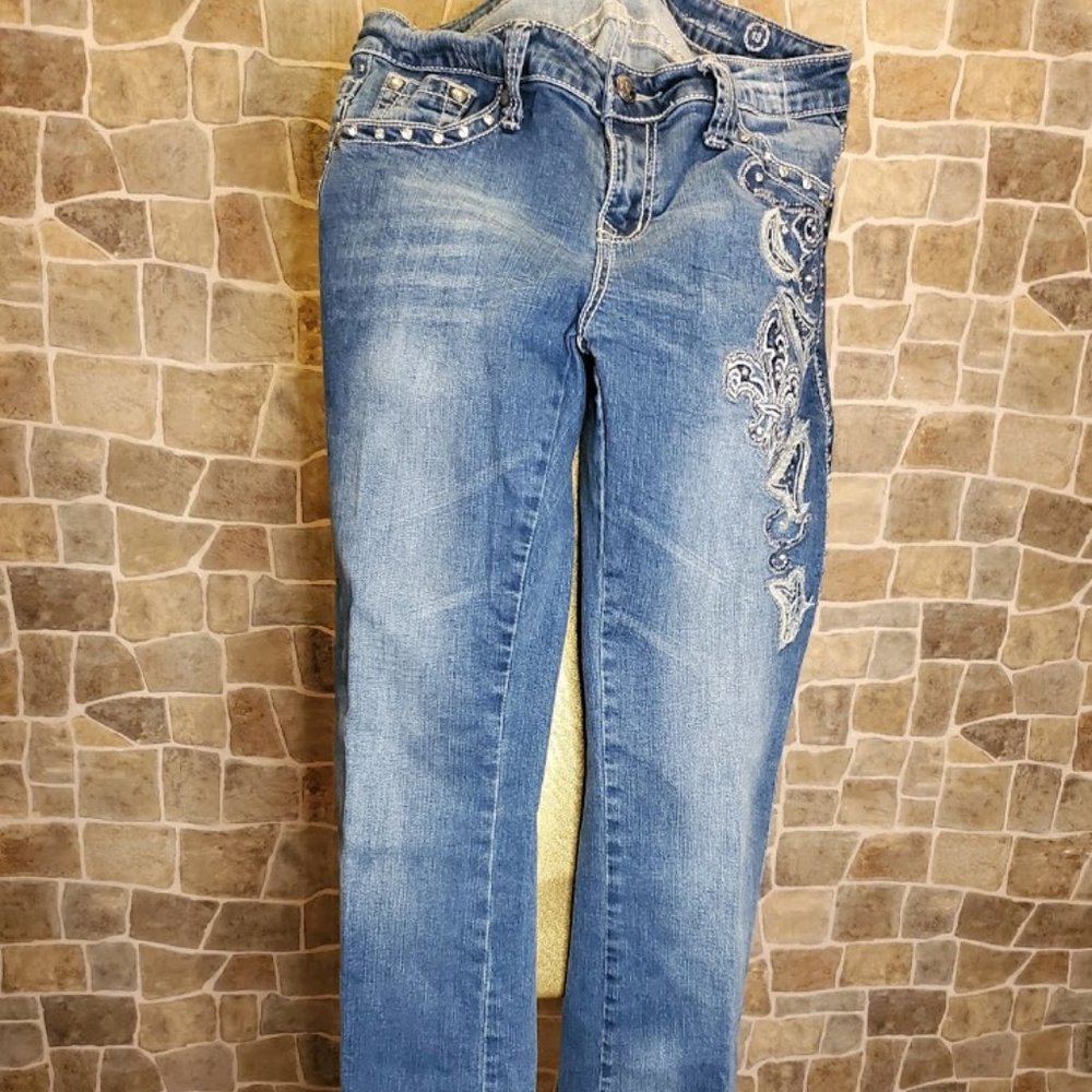 Embellished jeans